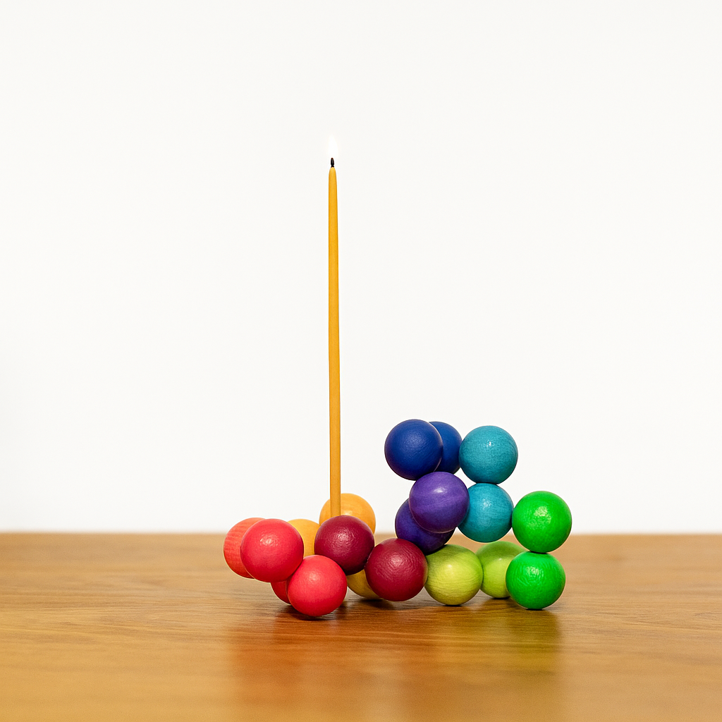 Tiny Taper Beeswax Candles